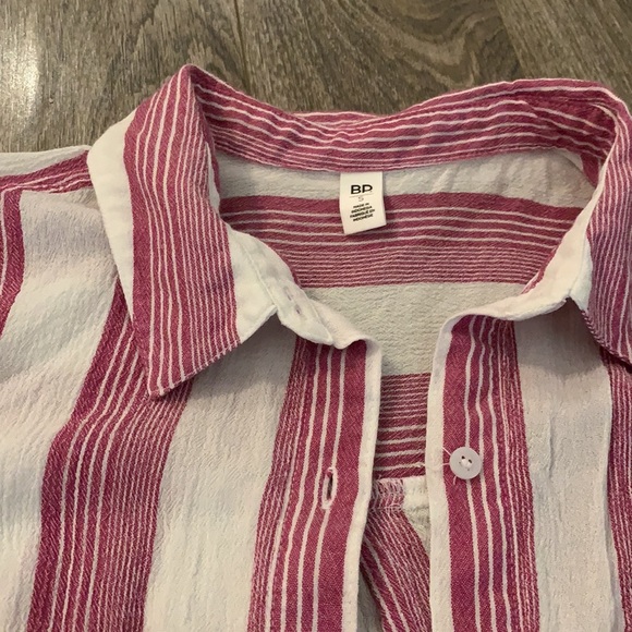 Nordstrom BP Striped, stretchy blouse - Picture 4 of 6